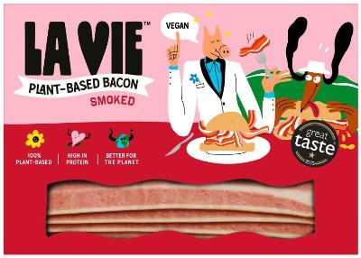 La Vie Plant-based Smoked Bacon Rashers, Vegan