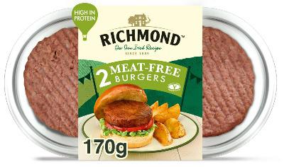 Richmond 2 Vegan Meat Free Burgers 170g