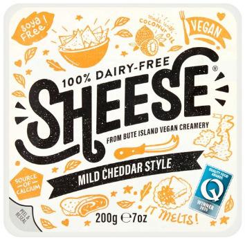 Sheese Mild Cheddar Style Cheese Alternative 200g