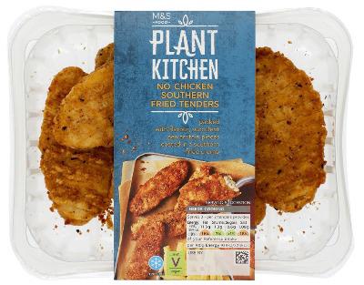 M&S Plant Kitchen No Chicken Southern Fried Tenders 252g