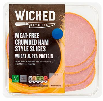 Wicked Kitchen Meat Free Crumbed Ham Style Slices