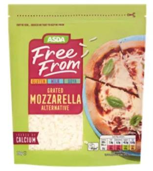 ASDA Free From Grated Mozzarella Alternative 200g