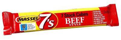 Massel 7's - Beef Flavour Pack of 10