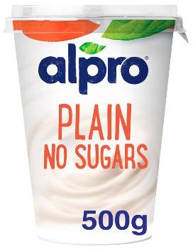 Alpro Plain No Sugars Yoghurt Alternative 500g