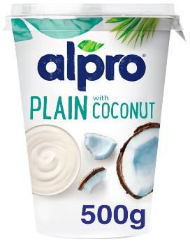 Alpro Plain With Coconut Yoghurt Alternative 500g